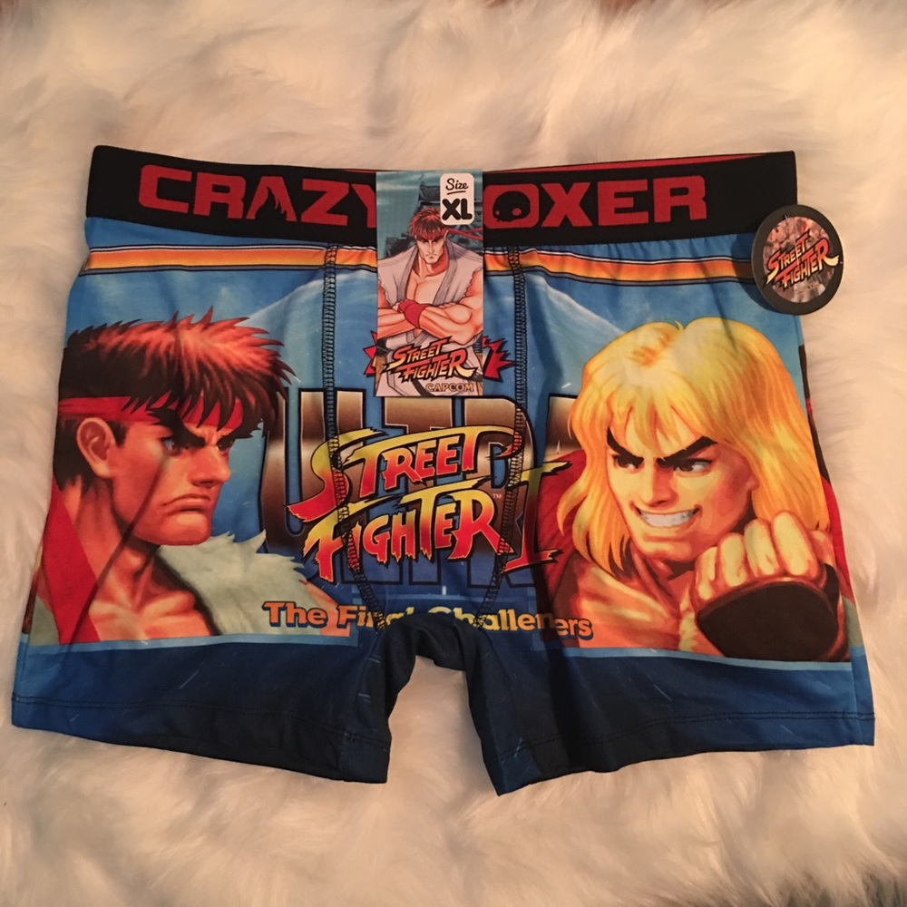 Men’s Crazy Boxer Street Fighter